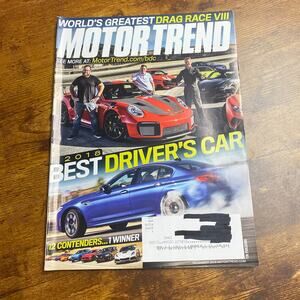 Motor Trend November 2018 2018 Best Driver's Car 12 Contenders... 1 Winner (Maga